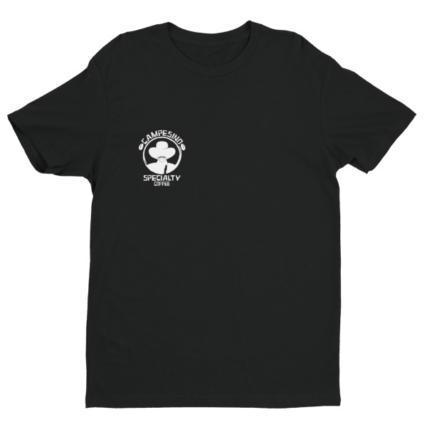 Short Sleeve T-shirt - Campesino Logo front/Get Roasted on Back.